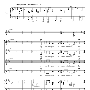 Franklin Gallo Streets Of Snow Musik Noten - SATB Choir - 175656-0