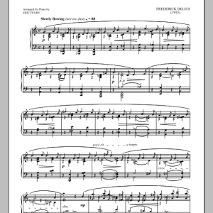 Frederick Delius Air And Dance Musik Noten - Piano Solo - 91030-0