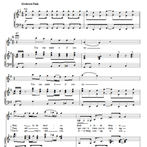 Gene Allison You Can Make It If You Try Musik Noten - Piano, Vocal & Guitar Chords - 77167-0