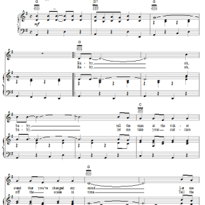 George Hamilton IV Break My Mind Musik Noten - Piano, Vocal & Guitar Chords - 19868-0