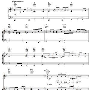 George Harrison Baltimore Oriole Musik Noten - Piano, Vocal & Guitar Chords - 51603-0