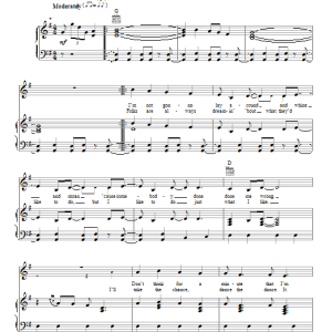 George Strait Here For A Good Time Musik Noten - Piano, Vocal & Guitar Chords - 86428-0