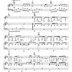 George Strait The Breath You Take Musik Noten - Piano, Vocal & Guitar Chords - 80525-0