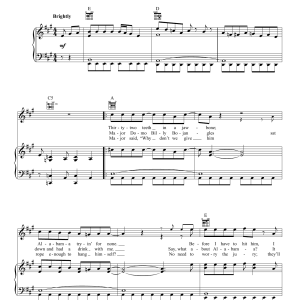 Grateful Dead Alabama Getaway Musik Noten - Piano, Vocal & Guitar Chords - 159520-0