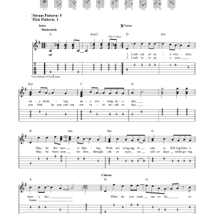 Grateful Dead Box Of Rain Musik Noten - Easy Guitar Tab - 156748-0