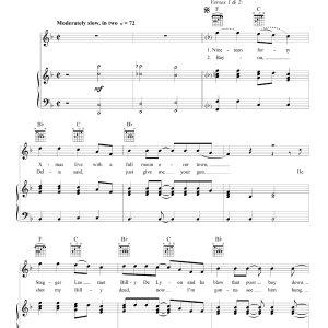 Grateful Dead Stagger Lee Musik Noten - Piano, Vocal & Guitar Chords - 160464-0