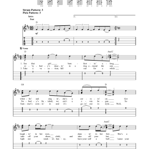 Grateful Dead The Golden Road Musik Noten - Easy Guitar Tab - 156722-0