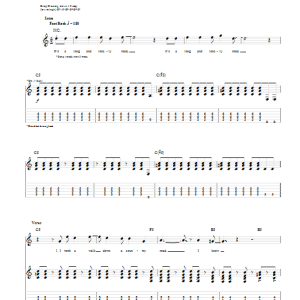 Hawk Nelson Long And Lonely Road Musik Noten - Guitar Tab - 50751-0