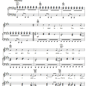 Hillsong Now That You're Near Musik Noten - Piano, Vocal & Guitar Chords - 59564-0