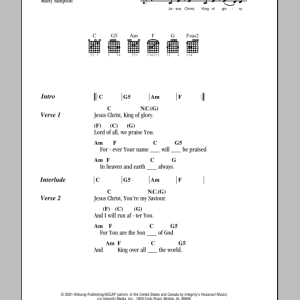 Hillsong United Everything To Me Musik Noten - Guitar Chords/Lyrics - 81853-0
