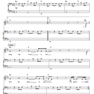 Hillsong United Father Musik Noten - Piano, Vocal & Guitar Chords - 81009-0