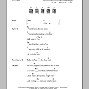 Hillsong United Kingdom Come Musik Noten - Guitar Chords/Lyrics - 81874-0