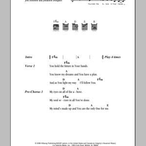 Hillsong United My Future Decided Musik Noten - Guitar Chords/Lyrics - 81869-0