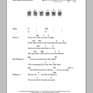 Hillsong United Saviour King Musik Noten - Guitar Chords/Lyrics - 81898-0
