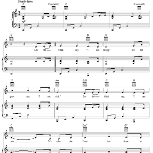 Hillsong Worship What The Lord Has Done In Me Musik Noten - Piano, Vocal & Guitar Chords - 29410-0
