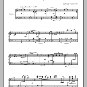 Howard Ferguson Five Bagatelles (III) Musik Noten - Piano Solo - 90921-0