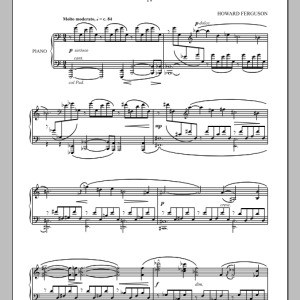 Howard Ferguson Five Bagatelles (IV) Musik Noten - Piano Solo - 90966-0