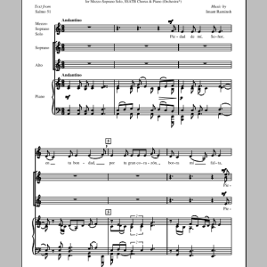 Imant Raminsh Piedad De Mi, Senor Musik Noten - SATB Choir - 71272-0