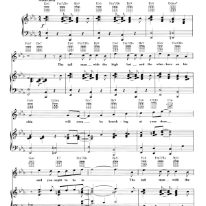 Irving Berlin Any Bonds Today Musik Noten - Piano, Vocal & Guitar Chords - 170538-0