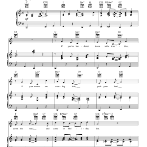 Irving Berlin Holiday Inn Musik Noten - Piano, Vocal & Guitar Chords - 174741-0