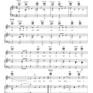 Irving Berlin Let's Start The New Year Right Musik Noten - Piano, Vocal & Guitar Chords - 174732-0