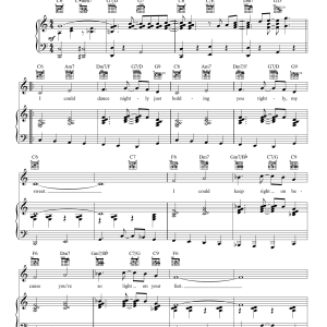 Irving Berlin You're Easy To Dance With Musik Noten - Piano, Vocal & Guitar Chords - 174740-0