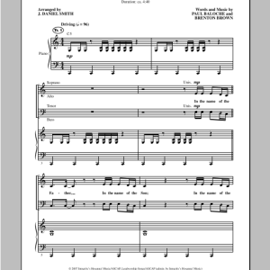 J. Daniel Smith Our God Saves Musik Noten - SATB Choir - 97950-0