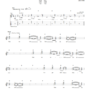 Jack White Take Me With You When You Go Musik Noten - Guitar Tab - 92904-0