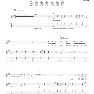 Jack White Trash Tongue Talker Musik Noten - Guitar Tab - 92906-0