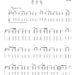Jack White Weep Themselves To Sleep Musik Noten - Guitar Tab - 92905-0