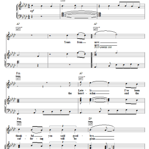 Jackie Wilson Years From Now Musik Noten - Piano, Vocal & Guitar Chords - 16720-0