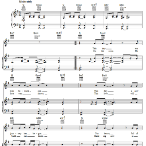 Jadon Lavik This Day Musik Noten - Piano, Vocal & Guitar Chords - 53639-0