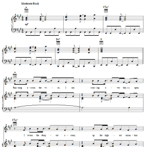 Jared Anderson Call To Me Musik Noten - Piano, Vocal & Guitar Chords - 63752-0