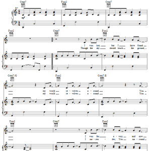 Jared Anderson Revolve Musik Noten - Piano, Vocal & Guitar Chords - 63753-0