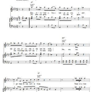 J.B. Lenoir Eisenhower Blues Musik Noten - Piano, Vocal & Guitar Chords - 16725-0