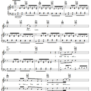 Jeff Deyo I Fear You Musik Noten - Piano, Vocal & Guitar Chords - 28707-0
