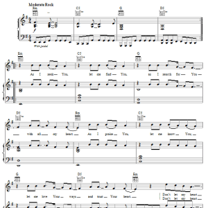 Jeff Deyo Sacrifice Of Praise Musik Noten - Piano, Vocal & Guitar Chords - 28711-0