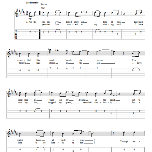 Jennifer Knapp Faithful To Me Musik Noten - Easy Guitar Tab - 29286-0