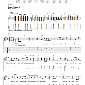 Jennifer Knapp In The Name Musik Noten - Easy Guitar Tab - 29282-0