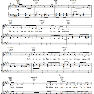 Jennifer Knapp In Two (The Lament) Musik Noten - Piano, Vocal & Guitar Chords - 27073-0