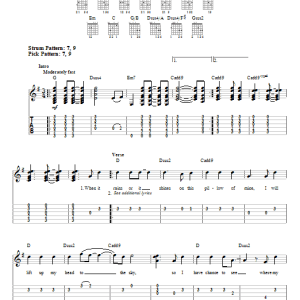 Jennifer Knapp When Nothing Satisfies Musik Noten - Easy Guitar Tab - 29290-0