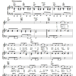 Jeremy Camp I Know Who I Am Musik Noten - Piano, Vocal & Guitar Chords - 67825-0