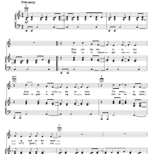 Jeremy Camp Speaking Louder Than Before Musik Noten - Piano, Vocal & Guitar Chords - 67827-0