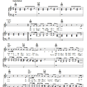 Jeremy Camp Surrender Musik Noten - Piano, Vocal & Guitar Chords - 67818-0