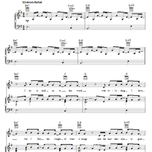 Jeremy Camp There Will Be A Day Musik Noten - Piano, Vocal & Guitar Chords - 67826-0