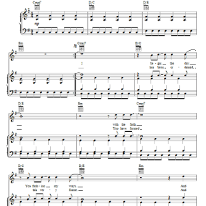 Jeremy Camp You Will Be There Musik Noten - Piano, Vocal & Guitar Chords - 67823-0