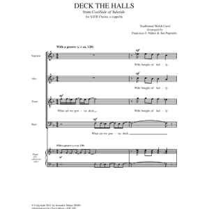Jim Papoulis Deck The Halls Musik Noten - SATB Choir - 81696-0