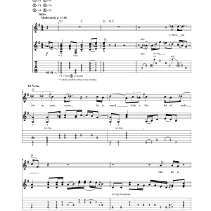Jimi Hendrix Can You Please Crawl Out Your Window? Musik Noten - Guitar Tab - 160633-0
