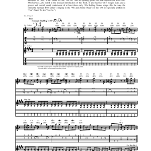 Jimmy Reed Can't Stand To See You Go Musik Noten - Guitar Tab - 69293-0