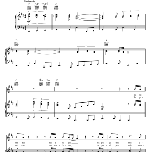 Joan Sebastian Gracias Por Tanto Amor Musik Noten - Piano, Vocal & Guitar Chords - 169251-0